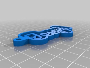 giuseppe la mia chiave personalizzata catena il vostro nome personale portachiavi 3d print model - Mito3D