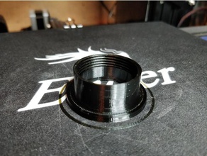ender 2 3 short spool extension 3d printer accessories axle bq easy go filament reel hub 3d print model - Mito3D