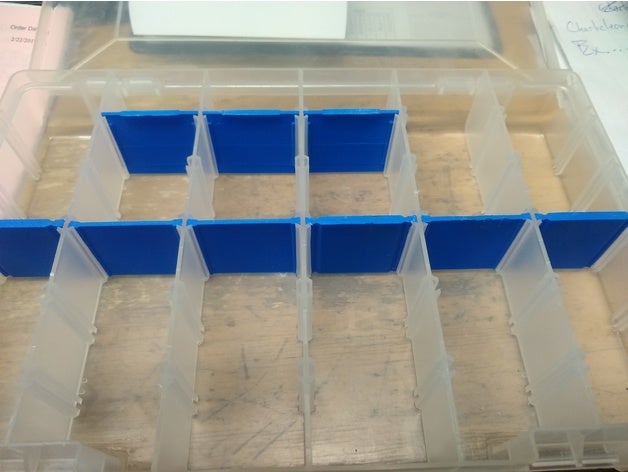 plano 3600 divider organization case organizer 3D print model - Mito3D