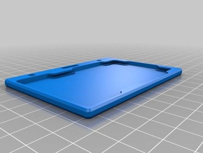 meine benutzerdefinierte id cardbadge holderwar office 3d print model - Mito3D