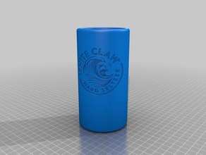 white claw can coolie kitchen dining 3d print model - Mito3D