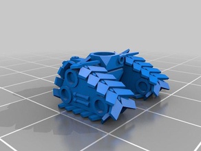 robot treads model robots 3d print model - Mito3D