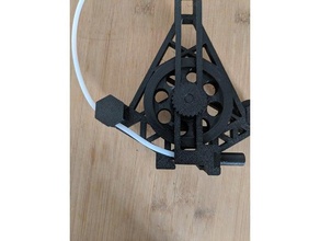 modificato asse della vite ptfe tubo di guida 3d la stampante accessori mmu2 prusa i3 mk3 porta bobina 3d print model - Mito3D