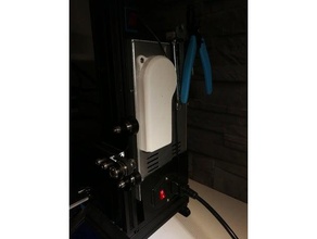 creality ender 3 powersupply fan cover 3d printer accessories cooling power supply 3d print model - Mito3D