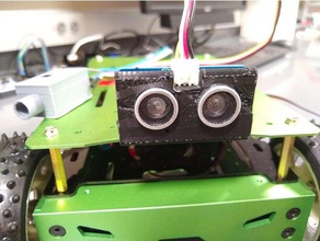 ultrasonidos ranger soporte del sensor m3 monta la electrónica arduino 3d print model - Mito3D