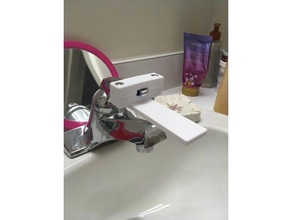 lavabo de la manija extensión cuarto baño 3d print model - Mito3D