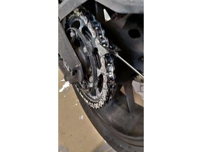 la cadena de lub guía vehículos grasa herramientas mano lubricación motocicleta 3d print model - Mito3D