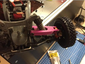 suspension arm upper front tamiya dt-03 similar e-parts- 0004255 rc vehicles buggy dt-02 neo fighter 3d print model - Mito3D