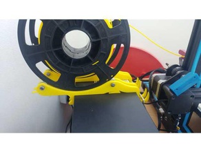 eddie lizard creality spool holder 3d printer accessories 3d print model - Mito3D