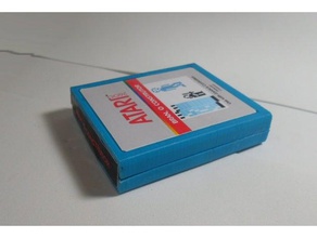 flat atari 2600 joe grands cartridge toy game accessories homebrew shell 3d print model - Mito3D