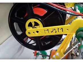 Kralle Deckel spool-Halter 3d Drucker Teile 8mm Stab Klaue Kappen filament spool holder 3d print model - Mito3D