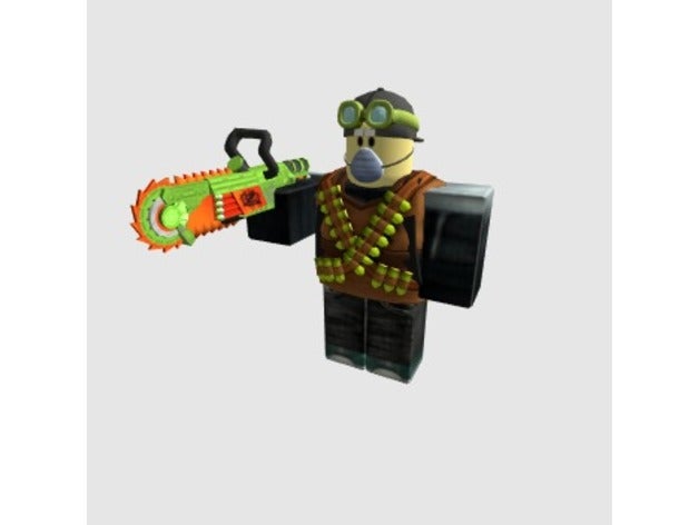 roblox zombie hunter video games 3D print model - Mito3D