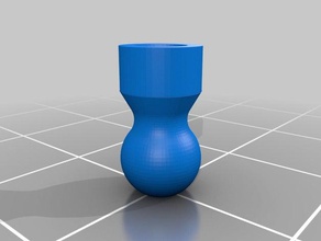 miniature flexible joint hobby articulation ball coupling shaft 3d print model - Mito3D