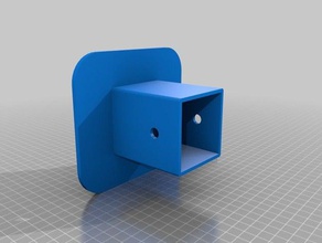 la pata de enganche cubierta props a los perros receptor remolque 3d print model - Mito3D