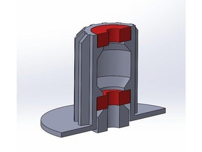 monoprice delta pro support de bobine 3d l'imprimante accessoires 3d print model - Mito3D