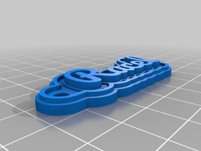 racel keychains customized 3d print model - Mito3D