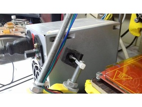 atx ps titulaire 3d de l'imprimante accessoires joindre l'alimentation alimentation filament support bobine la jambe 3d print model - Mito3D