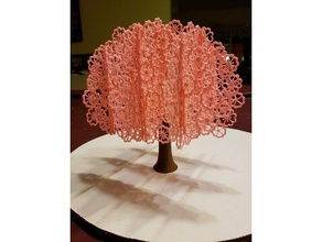 cherry blossom tree sculptures sketchup 3d print model - Mito3D