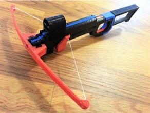 mini crossbow tekrar buttstock kapsam oyuncaklar oyunlar 3d print model - Mito3D
