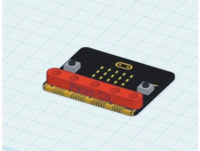 microbit banana plug spacer 3d drucken 3d print model - Mito3D