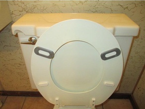 toilet seat fix bathroom 3d print model - Mito3D