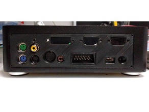 8 1088xel mini-ATX atari-bit anakart arka paneli bilgisayar lcd panel miniitx 3d print model - Mito3D