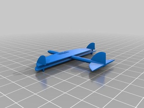 modal de avión 1 3 d impresión 3d print model - Mito3D