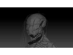 alien bust creatures 3d print model - Mito3D
