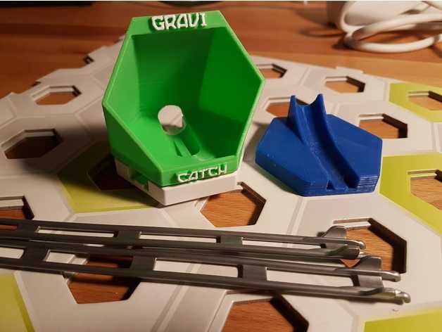 gravitrax compatibile catcher costruzione i giocattoli kugelbahn il marmo eseguire traccia di murmel murmelbahn ravensburger schwerkraft spielzeug 3D print model - Mito3D