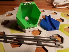 gravitrax uyumlu alıcı inşaat oyuncaklar kugelbahn mermer çalıştırın parça murmel murmelbahn nedir?? schwerkraft spielzeug 3d print model - Mito3D