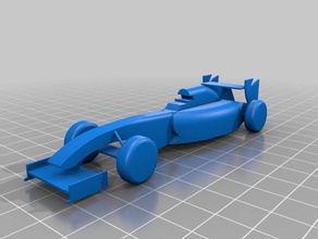 coche de f1 vehículos race car 3d print model - Mito3D