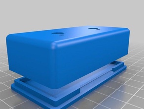 personnalisable snap-fit zone projet de l'électronique le boîtier redimensionnable 3d print model - Mito3D