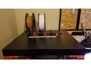 lack enclosure filament slot guide 3d printing printer spool holder ikea prusa i3 mk3 3d print model - Mito3D