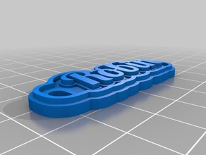 robi keychains customized 3d print model - Mito3D