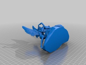 amore psiche canova heykeller 3d print model - Mito3D