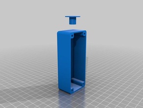 caja para 18650 sin holder diy customized 3d print model - Mito3D