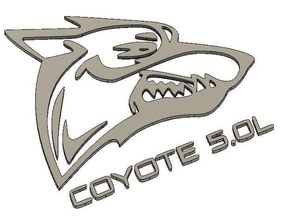 ford v8 coyote 50 emblema a indústria automotiva 3d print model - Mito3D