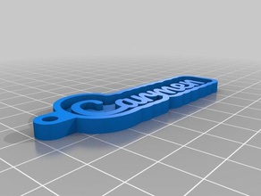 carmen la mia chiave personalizzata catena il vostro nome personale portachiavi 3d print model - Mito3D