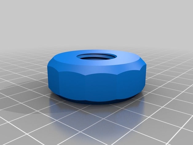 16mm nut parts customized 3D print model - Mito3D