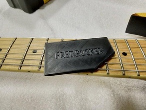 três posições fret rocker a música violão guitarra elétrica fretboard trastes luthier ferramenta 3d print model - Mito3D
