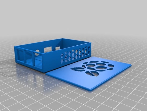 raspberry pi b+ durumda 3d baskı raspi 3D print model - Mito3D