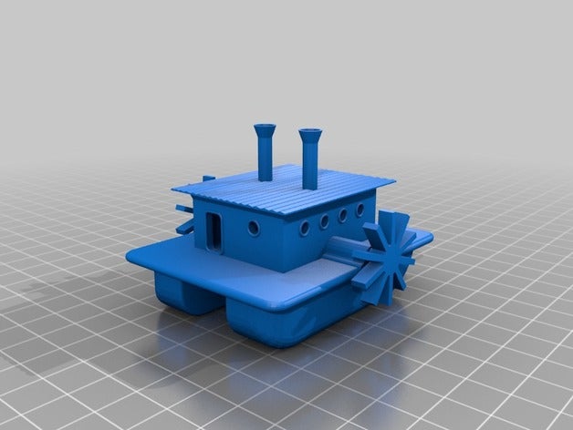 bote de remo 3d impresión 3D print model - Mito3D