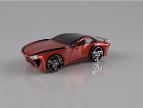 race car automotive schnell Geschwindigkeit 3d print model - Mito3D