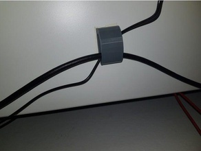 câble de canal titulaire des surfaces planes gadgets 3d print model - Mito3D