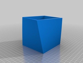 minha personalizado rotativo caixa quadrada decoração 3d print model - Mito3D