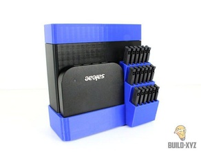 saleae logic pro 16 desktop organizer tool holders boxes analyzer 3d print model - Mito3D