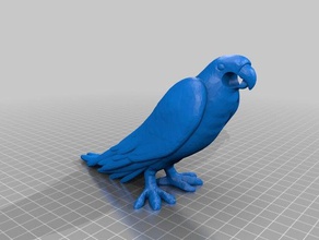 parrot porte-crayon outil de les titulaires boîtes 3d print model - Mito3D
