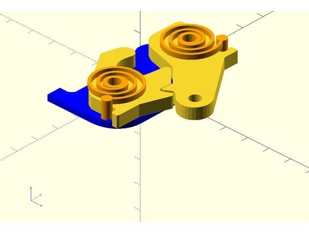 rotary latch engineering 3D print model - Mito3D