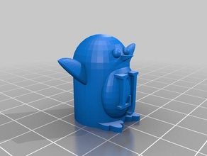 copia felice pietro pinguino 3d stampa 3d print model - Mito3D