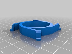my customized spool hub adapter 32x55x8x4 3d printer parts 3d print model - Mito3D